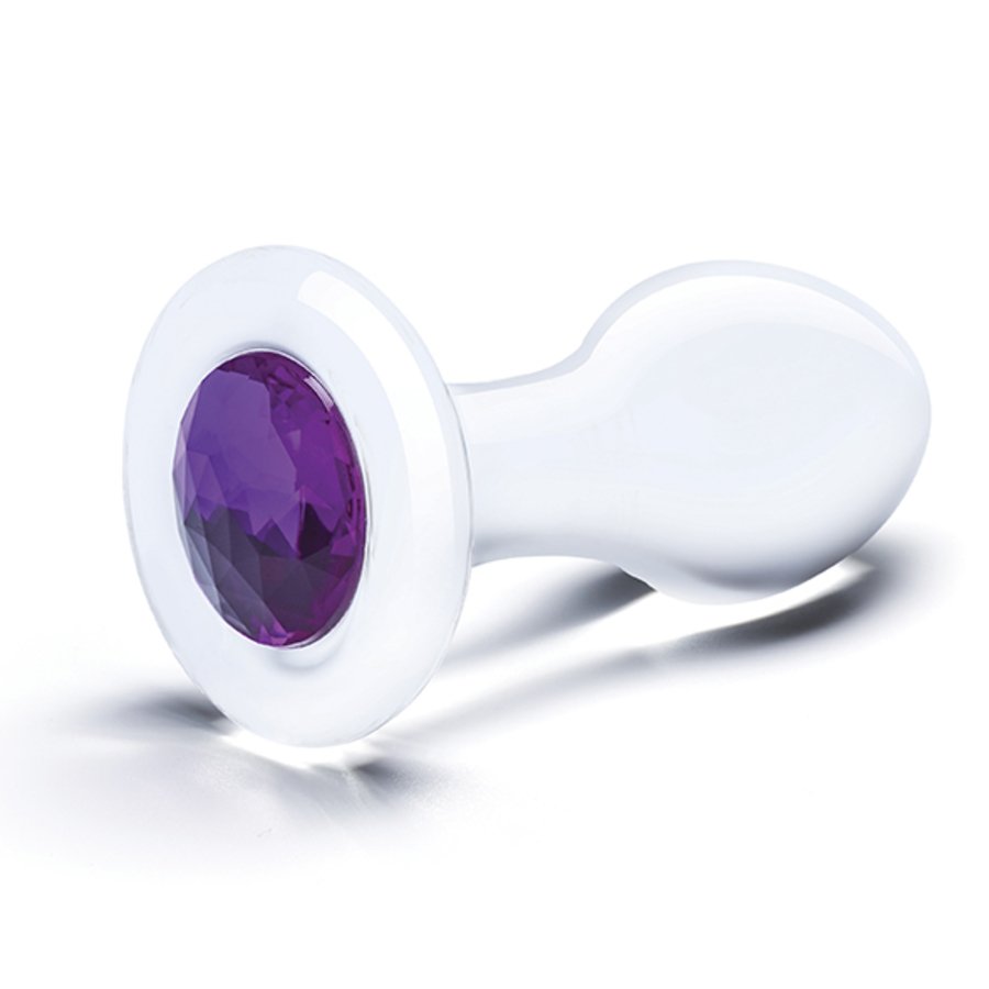 Glas - Bling Bling Glazen Butt Plug  Anale Speeltjes