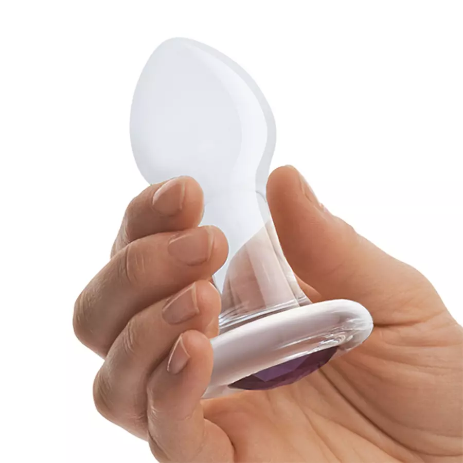 Glas - Bling Bling Glass Butt Plug Anal Toys