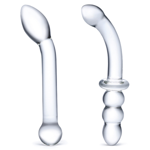 Glas - G-Spot Pleasure Glazen Dildo Set Vrouwen Speeltjes