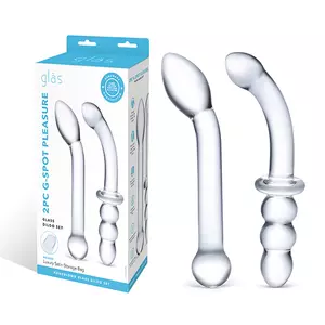 Glas - G-Spot Pleasure Glazen Dildo Set Vrouwen Speeltjes