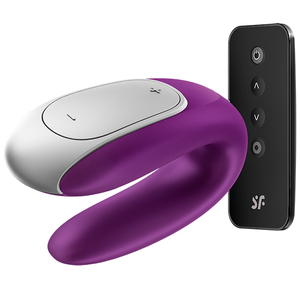 Satisfyer - Double Fun Koppelvibrator met Afstandbediening en App Vrouwen Speeltjes