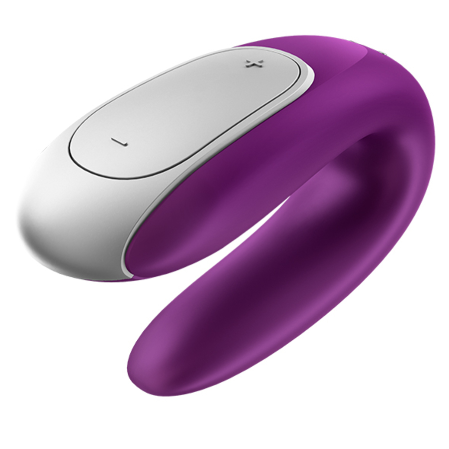 Satisfyer - Double Fun Koppelvibrator met Afstandbediening en App Vrouwen Speeltjes