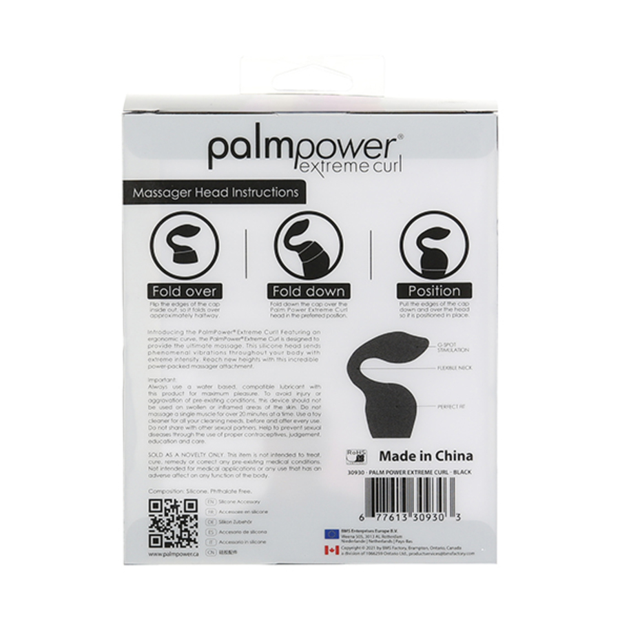 PalmPower - Extreme Curl Opzetstuk voor de Extreme Power Wand Vrouwen Speeltjes