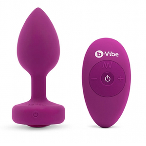 B-Vibe - B-Vibe - Vibrerende Juwelen Plug S/M Roze Anale Speeltjes