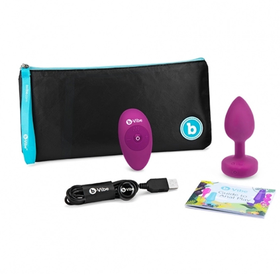 B-Vibe - B-Vibe - Vibrerende Juwelen Plug S/M Roze Anale Speeltjes