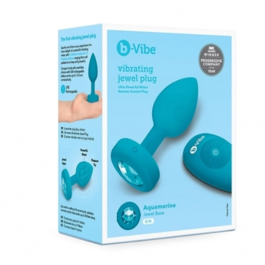 B-Vibe - B-Vibe - Vibrerende Juwelen Plug S/M Roze Anale Speeltjes