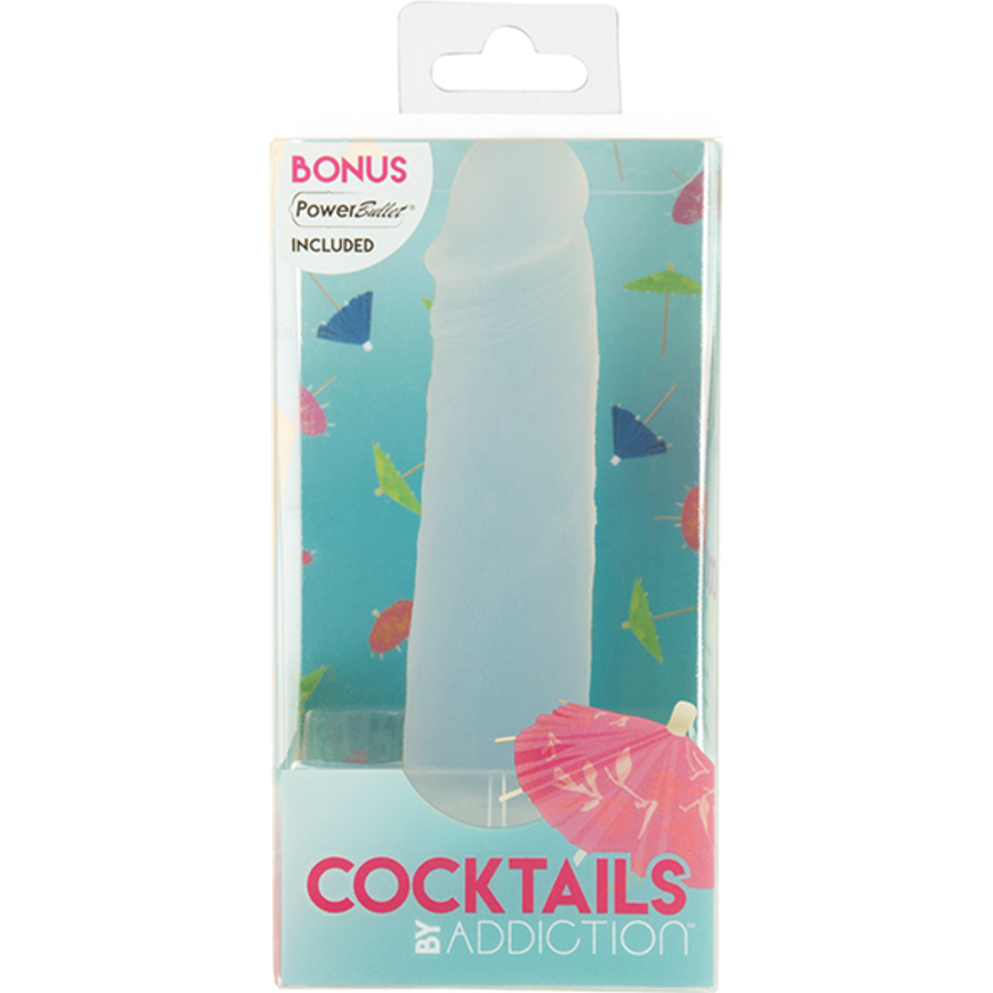 Addiction - Cocktails Siliconen Zuignap Dildo 14 cm met PowerBullet Vrouwen Speeltjes