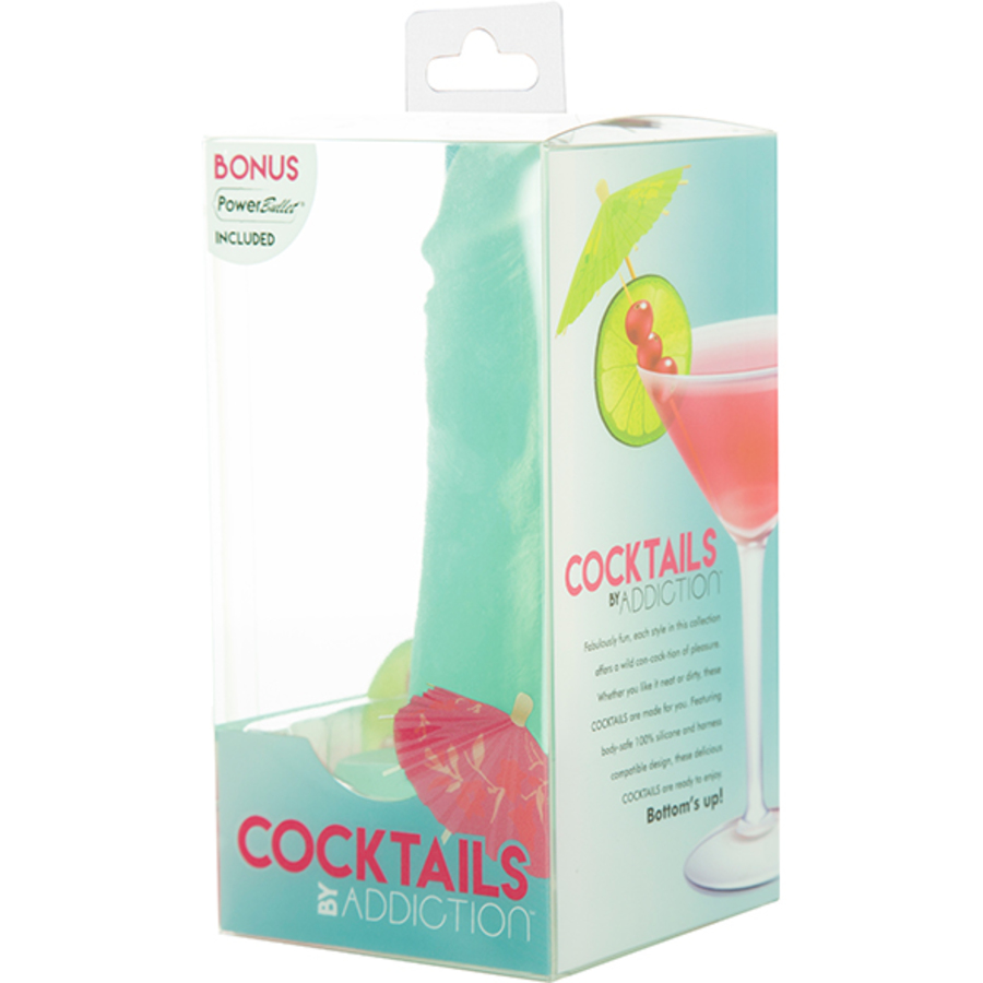 Addiction - Cocktails Siliconen Zuignap Dildo 14 cm met PowerBullet Vrouwen Speeltjes