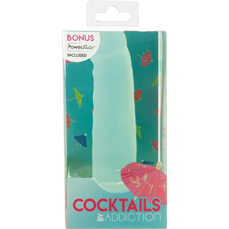 Addiction - Cocktails Siliconen Zuignap Dildo 14 cm met PowerBullet Vrouwen Speeltjes