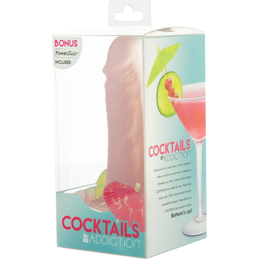 Addiction - Cocktails Siliconen Zuignap Dildo 14 cm met PowerBullet Vrouwen Speeltjes