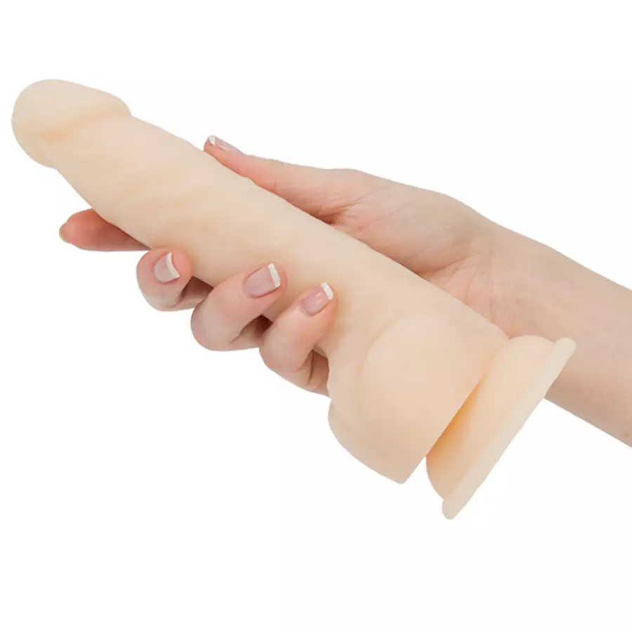 Naked Addiction - Dual Density Dong 20 cm Vanilla Toys for Her