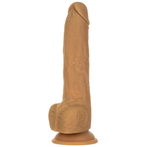 Naked Addiction - Stotende Dildo met Afstandsbediening 23 cm Caramel Vrouwen Speeltjes