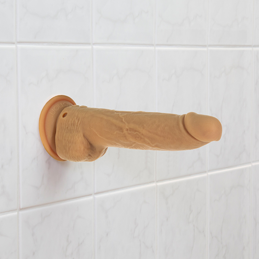 Naked Addiction - Stotende Dildo met Afstandsbediening 23 cm Caramel Vrouwen Speeltjes