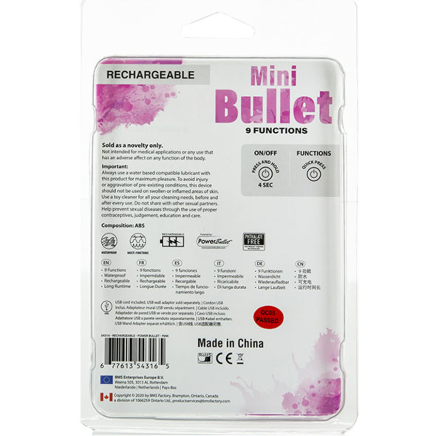 PowerBullet - Mini PowerBullet met 9 Functies Vrouwen Speeltjes