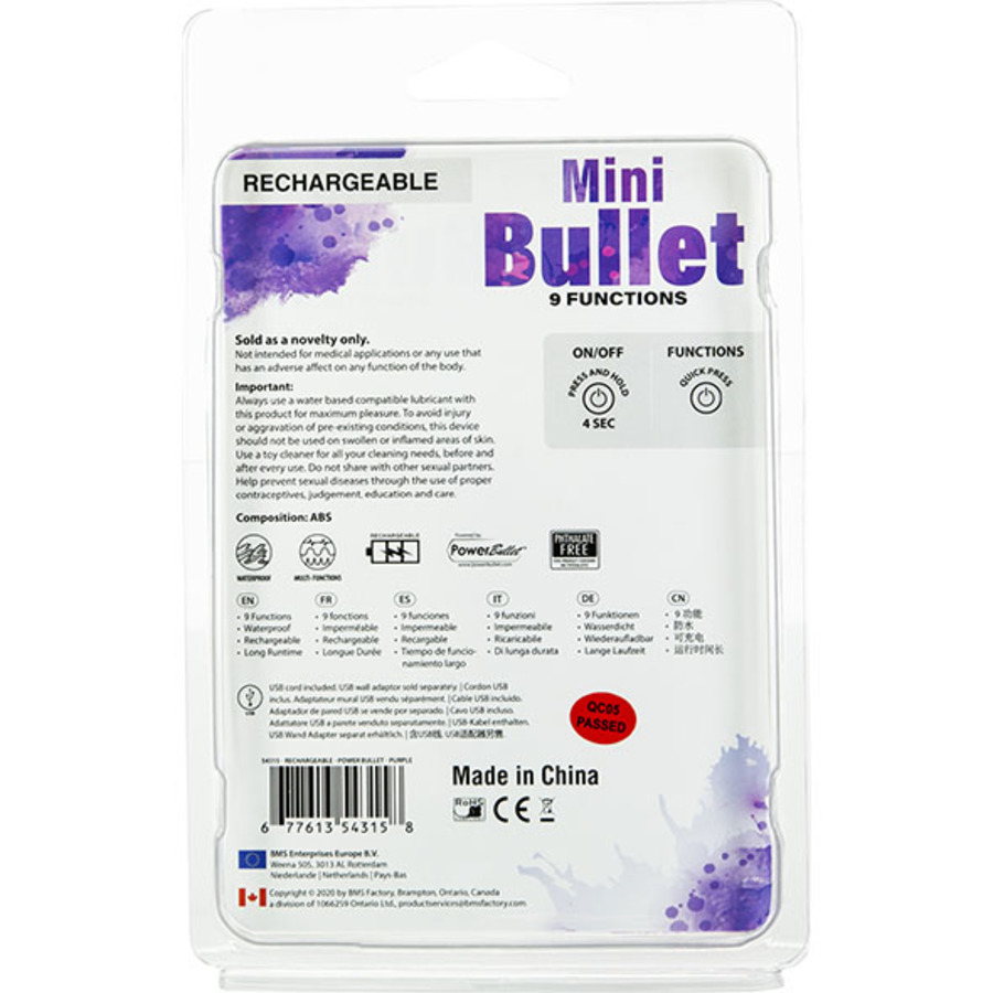 PowerBullet - Mini PowerBullet met 9 Functies Vrouwen Speeltjes