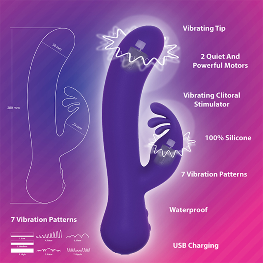 Swan - Empress USB-oplaadbare Duale Special Edition Vibrator Vrouwen Speeltjes