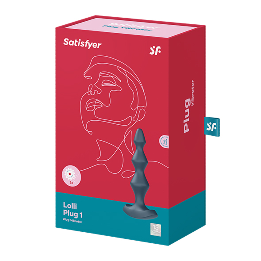 Satisfyer - Lolli Plug 1 USB-oplaadbare Anale Vibrator Anale Speeltjes