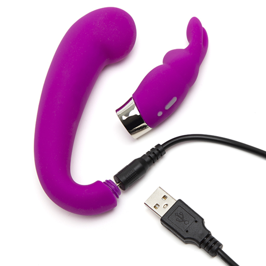 Happy Rabbit - G-Spot Clitoral Curve Vibrator USB-rechargeable Toys for Her