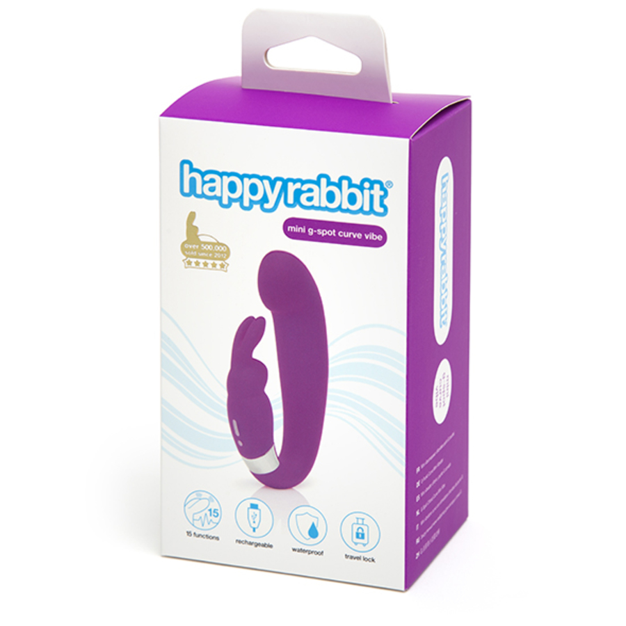 Happy Rabbit - G-Spot Clitoral Curve Vibrator USB-rechargeable Toys for Her