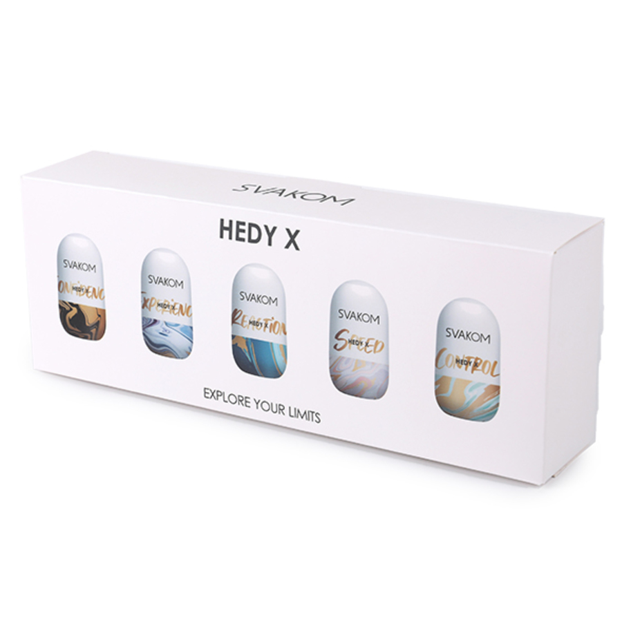 Svakom - Hedy X Masturbator 5-pack Mixed Textures Masturbatie Set Mannen Speeltjes