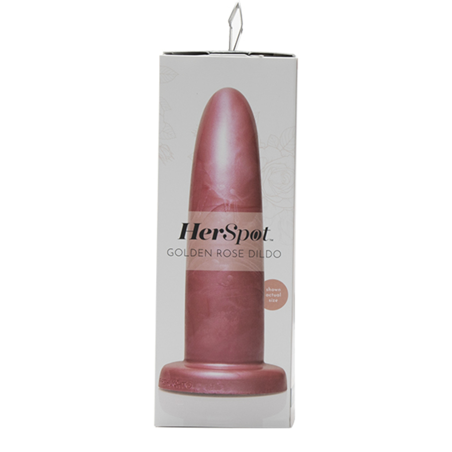 Fleshlight - Fleshlight - HerSpot Dildo Golden Rose Medium Toys for Her