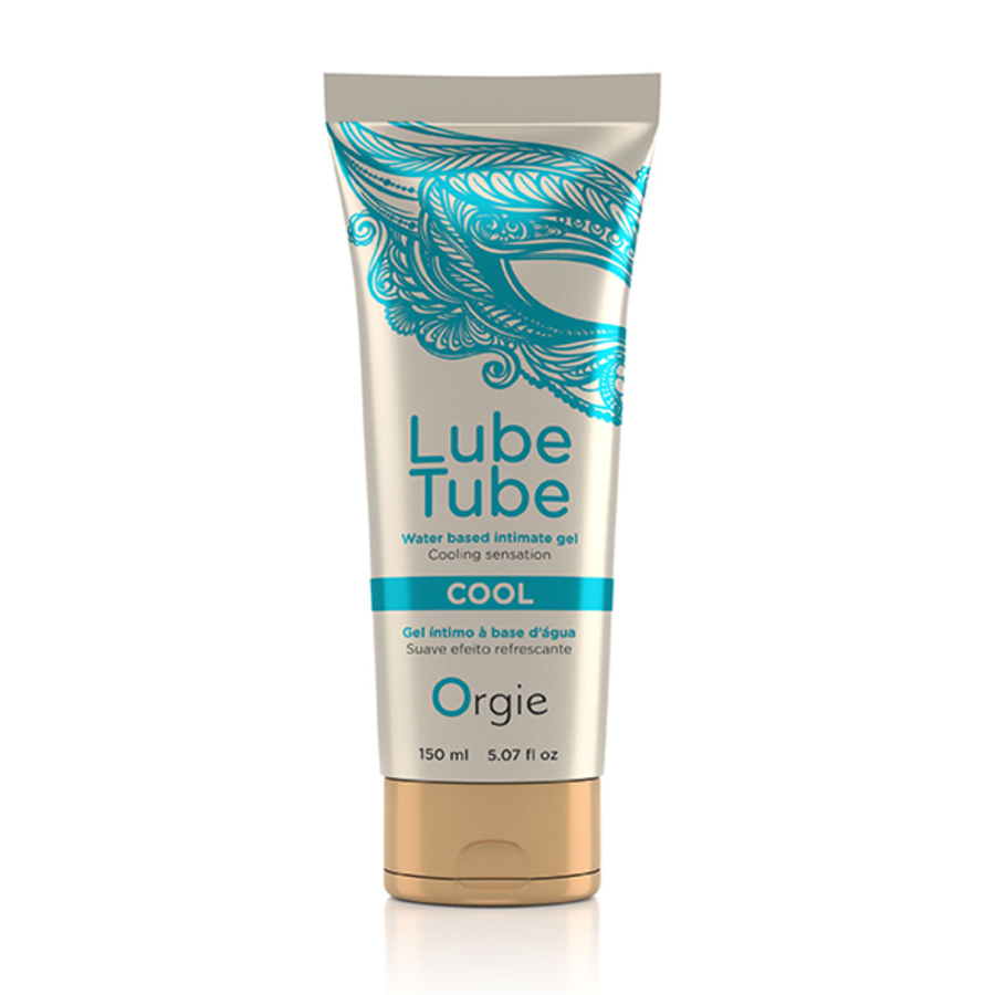 Orgie - Lube Tube Cool 150 ml Tintelend Waterbasis Glijmiddel Accessoires