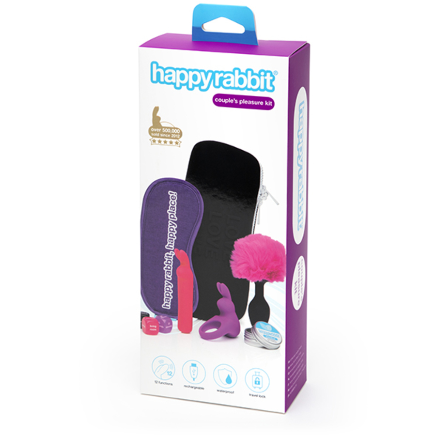 Happy Rabbit - Couples Pleasure Kit (7 Stuks) USB-oplaadbaar Vrouwen Speeltjes