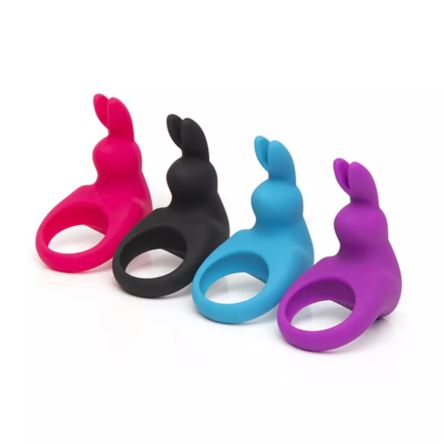 Happy Rabbit - Rechargeable Vibrating Rabbit Cock Ring Male Sextoys