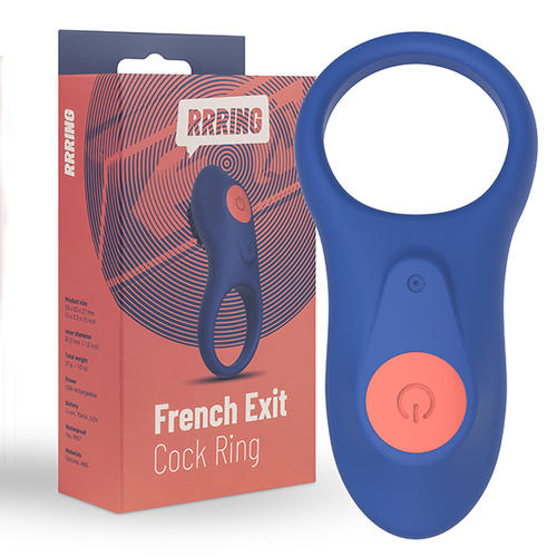 FeelzToys - RRRING French Exit Vibrerende Cock Ring USB-oplaadbaar