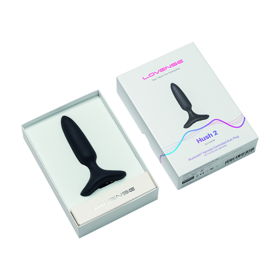 Lovense - Hush 2 Butt Plug XS 25 mm App Bestuurbare Anale Vibrator Anale Speeltjes