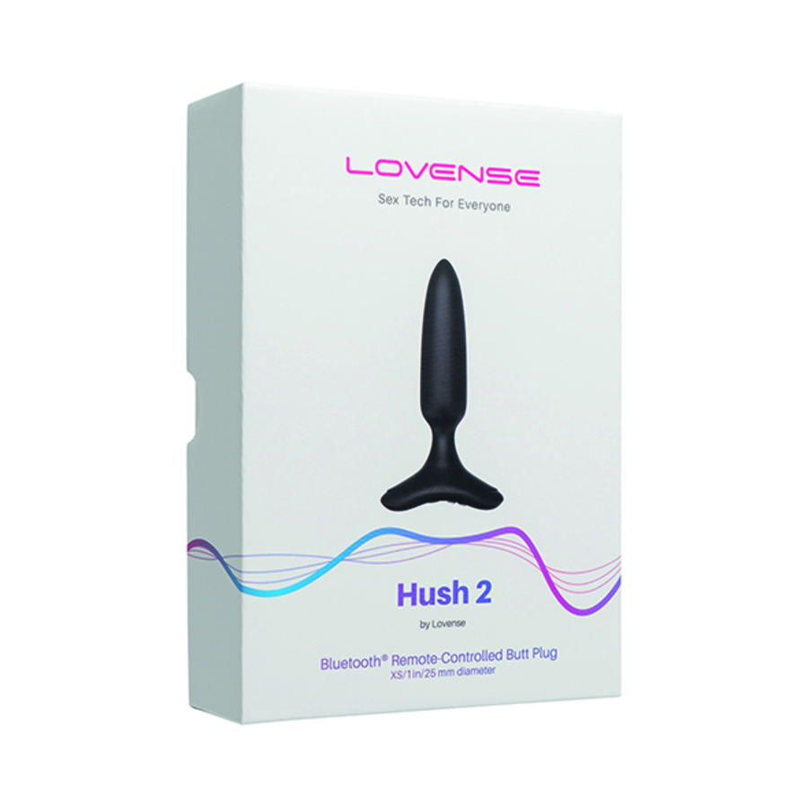 Lovense - Hush 2 Butt Plug XS 25 mm App Controlled Anal Vibrator Anal Toys