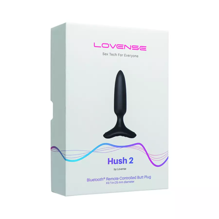 Lovense - Hush 2 Butt Plug XS 25 mm App Controlled Anal Vibrator Anal Toys