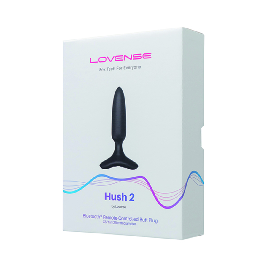 Lovense - Hush 2 Butt Plug XS 25 mm App Bestuurbare Anale Vibrator Anale Speeltjes