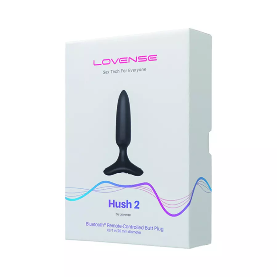 Lovense - Hush 2 Butt Plug XS 25 mm App Controlled Anal Vibrator Anal Toys