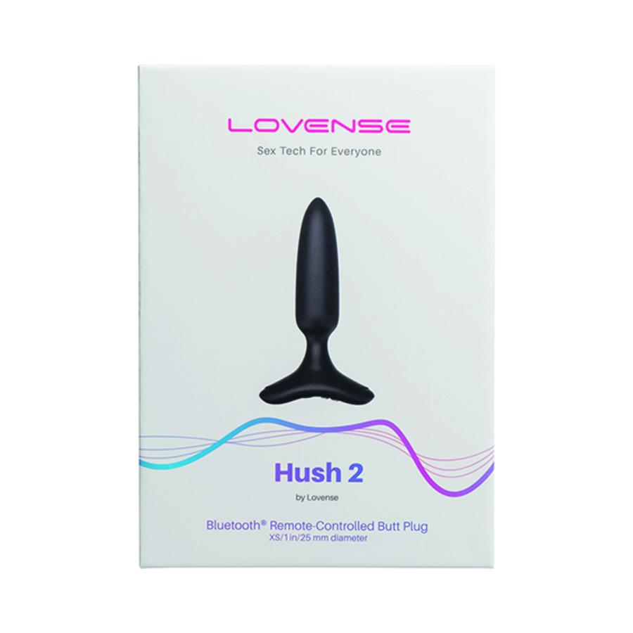 Lovense - Hush 2 Butt Plug XS 25 mm App Bestuurbare Anale Vibrator Anale Speeltjes