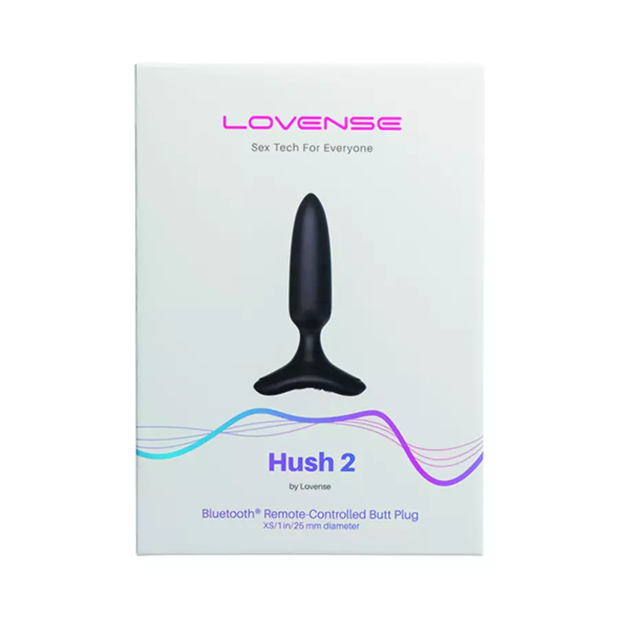 Lovense - Hush 2 Butt Plug XS 25 mm App Controlled Anal Vibrator Anal Toys