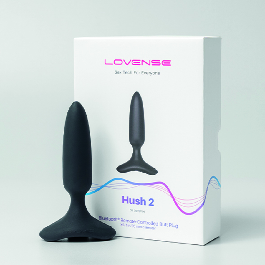 Lovense - Hush 2 Butt Plug XS 25 mm App Bestuurbare Anale Vibrator Anale Speeltjes