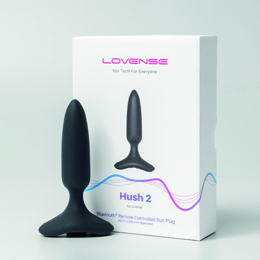 Lovense - Hush 2 Butt Plug XS 25 mm App Controlled Anal Vibrator Anal Toys