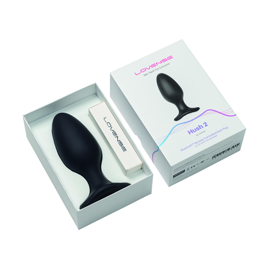 Lovense - Hush 2 Butt Plug App Controlled Anal Vibrator Anal Toys