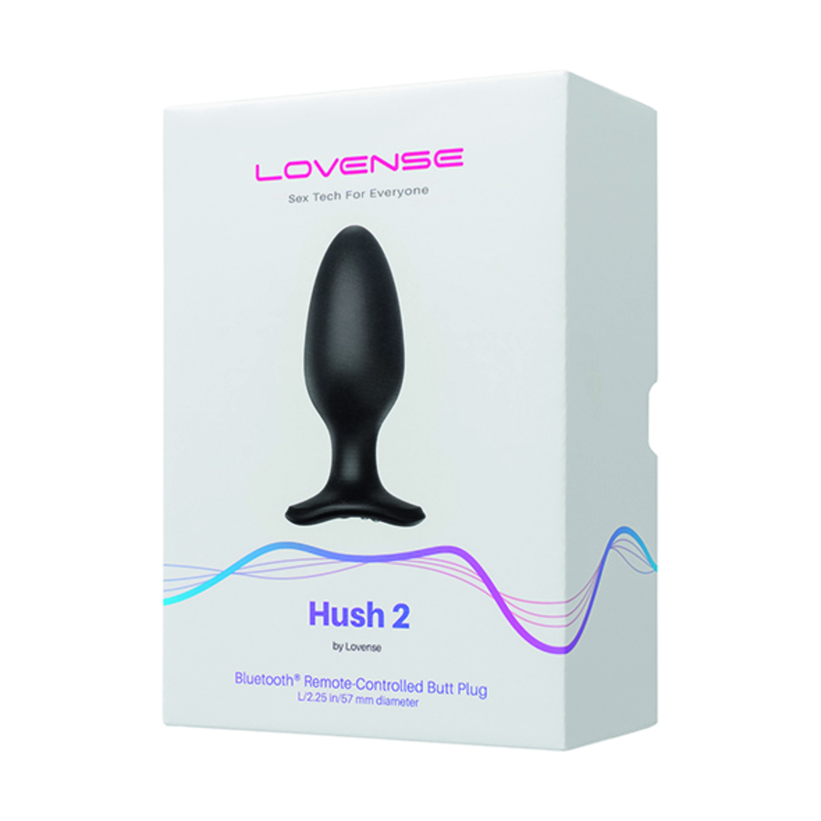 Lovense - Hush 2 Butt Plug App Controlled Anal Vibrator Anal Toys