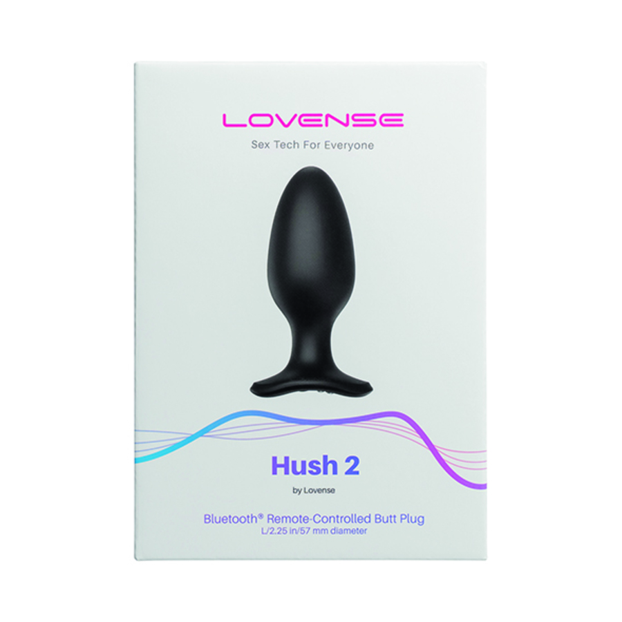Lovense - Hush 2 Butt Plug L 57 mm App Bestuurbare Anale Vibrator Anale Speeltjes
