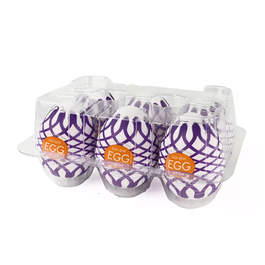 Tenga - Egg Wonder Mesh Set van 6 Tenga Masturbators Mannen Speeltjes