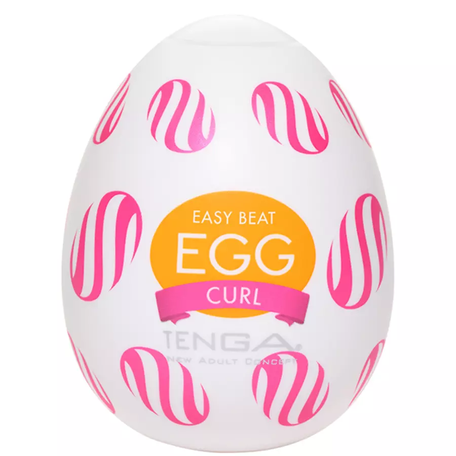 Tenga - Egg Wonder Curl Set of 6 Tenga Masturbators Male Sextoys