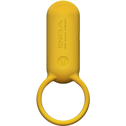 Tenga - SVR Smart Vibe Ring Krachtig Vibrerende Penis Ring Geel