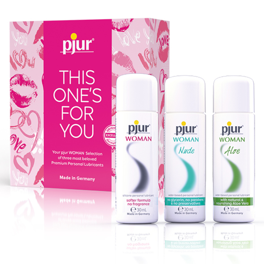 Pjur - Woman Selection Siliconen + Waterbasis Glijmiddel Set Accessoires