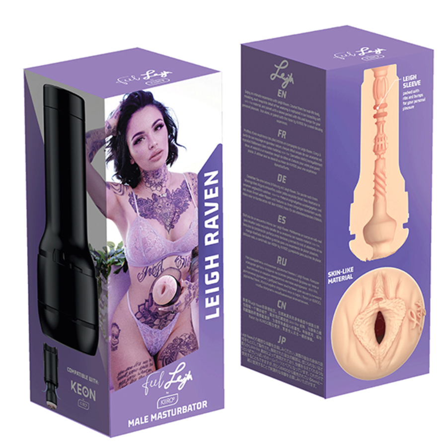 Kiiroo - Stars Collection Strokers Feel Leigh Raven Masturbator Mannen Speeltjes