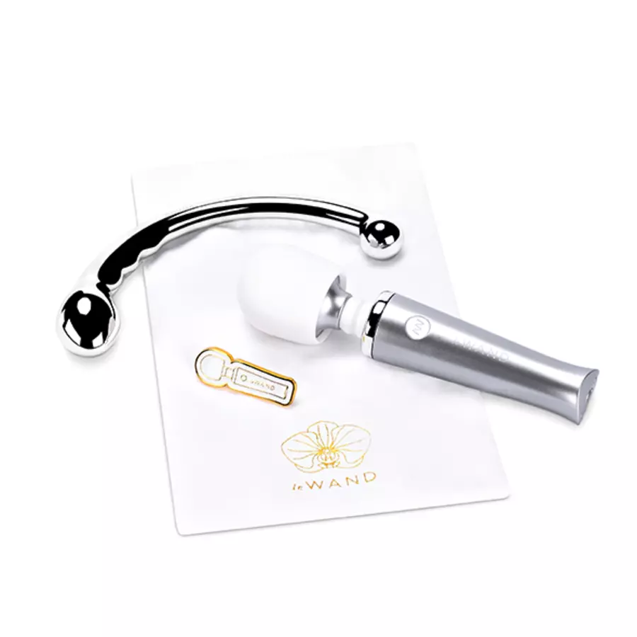 Le Wand - Mini Pleasures Set Wand Massager en Metalen Dildo Vrouwen Speeltjes