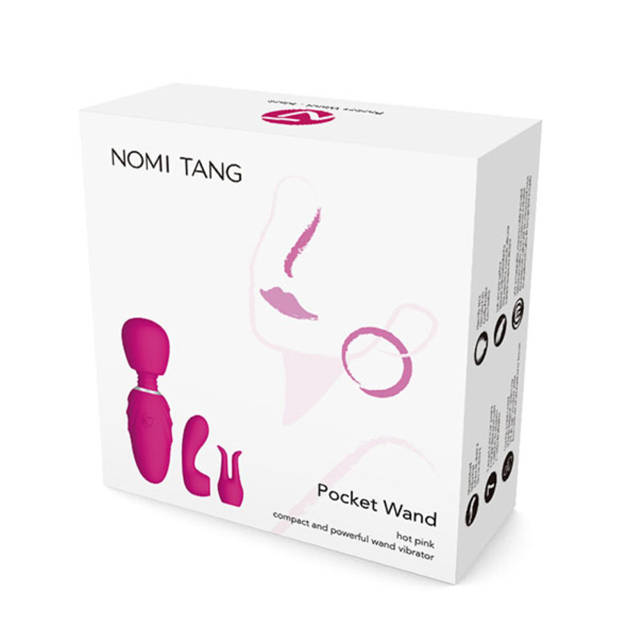 Nomi Tang - Compacte Pocket Wand Massager met Opzetstukken Vrouwen Speeltjes
