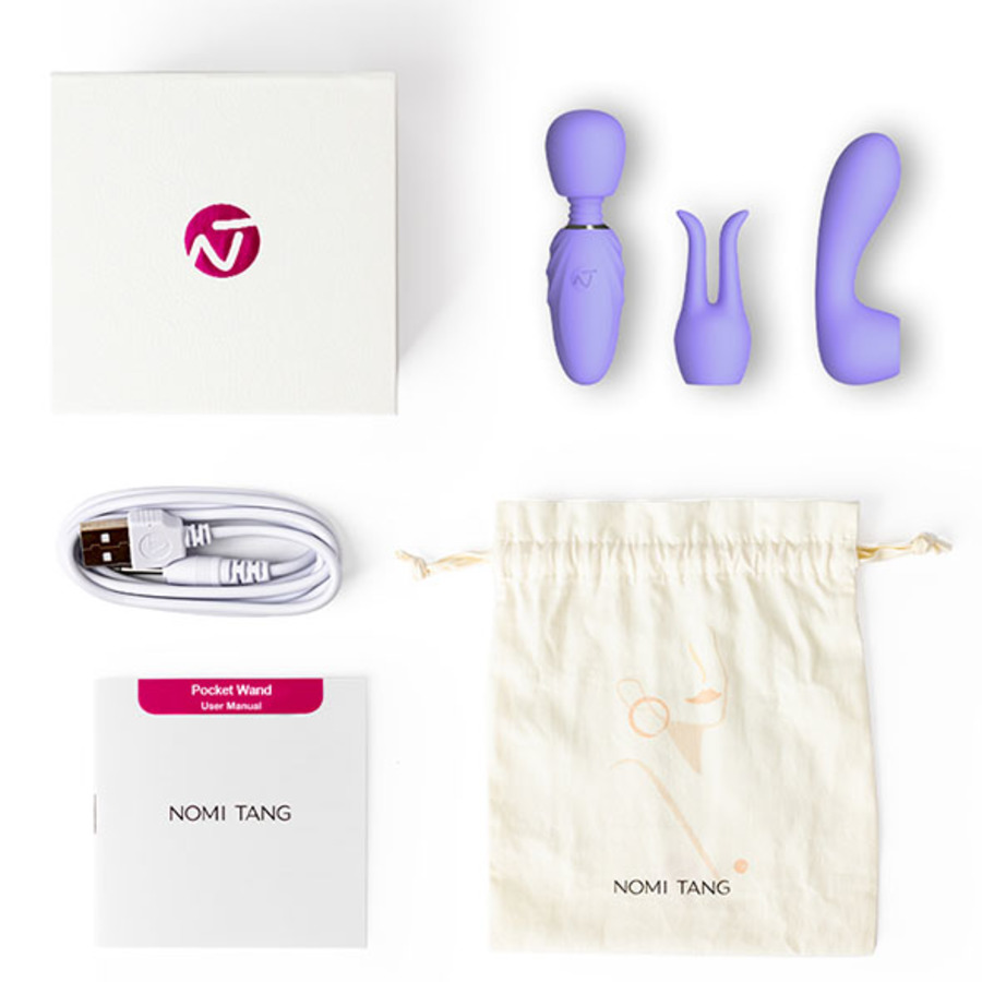 Nomi Tang - Compact Pocket Wand Massager With Attachments Toys for Her