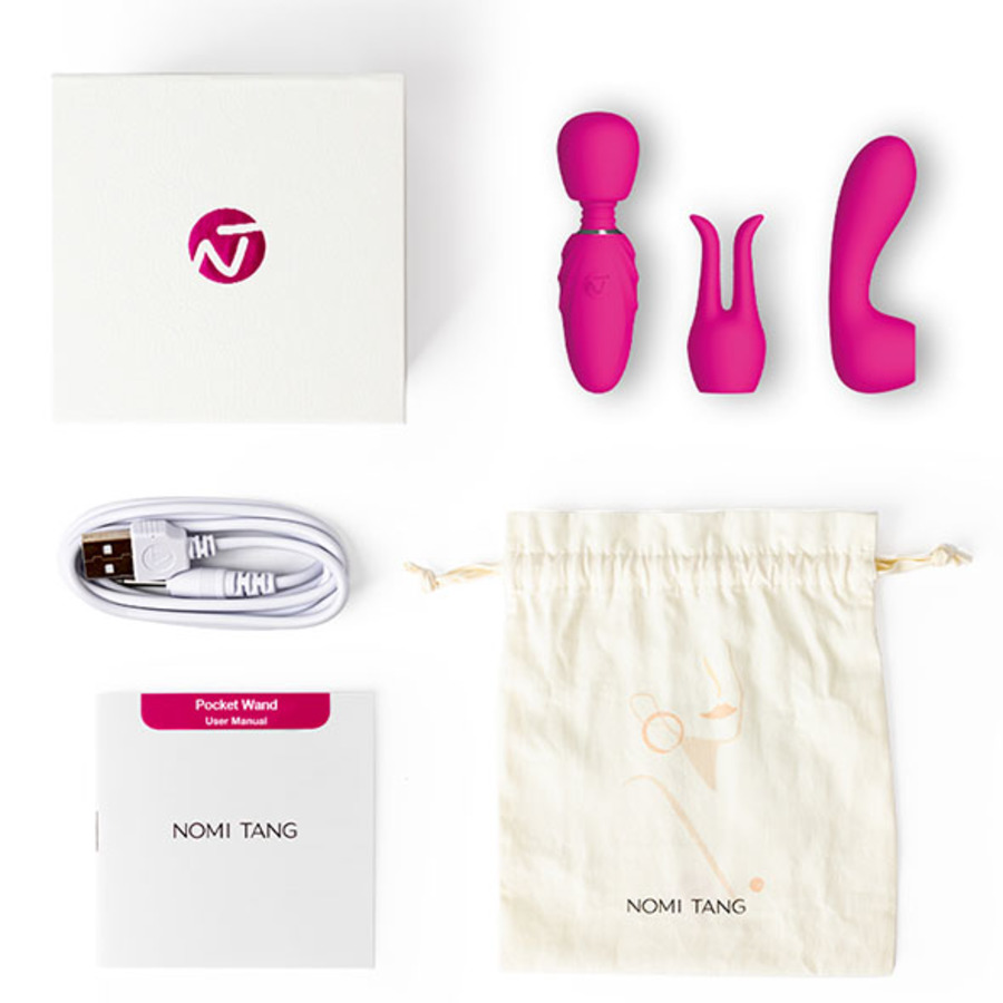 Nomi Tang - Compact Pocket Wand Massager With Attachments Toys for Her